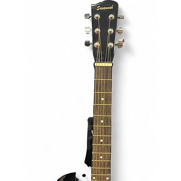 Used Savannah 10CE Black Acoustic Guitar