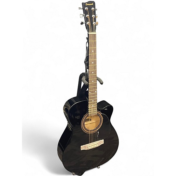 Used Savannah 10CE Black Acoustic Guitar