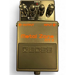 Used BOSS MT2 Metal Zone Distortion Effect Pedal