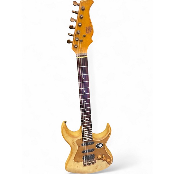 Used AXL BADWATER Natural Solid Body Electric Guitar