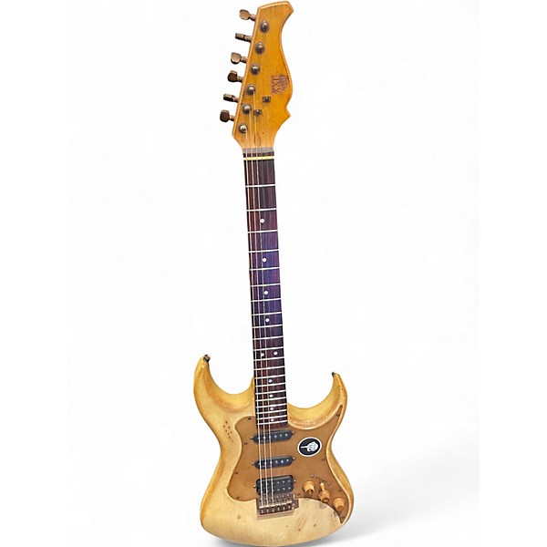 Used AXL BADWATER Natural Solid Body Electric Guitar
