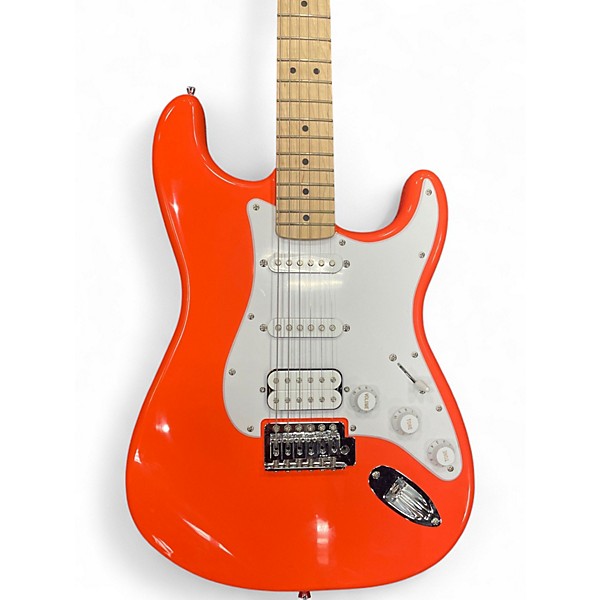Used 2025 Squier Sonic Stratocaster Tahitian Coral Solid Body Electric Guitar
