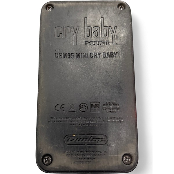 Used Dunlop CBM95 Cry Baby Mini Wah Effect Pedal