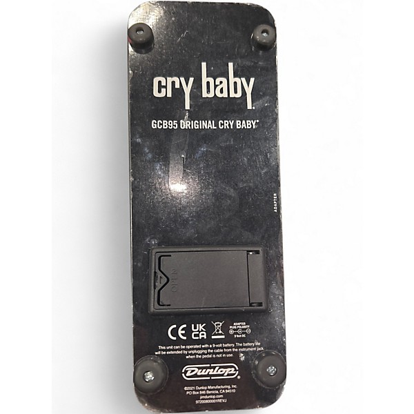 Used Dunlop GCB95 Original Crybaby Wah Effect Pedal