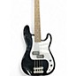 Used 2023 Squier Precision Bass Mini Black Electric Bass Guitar