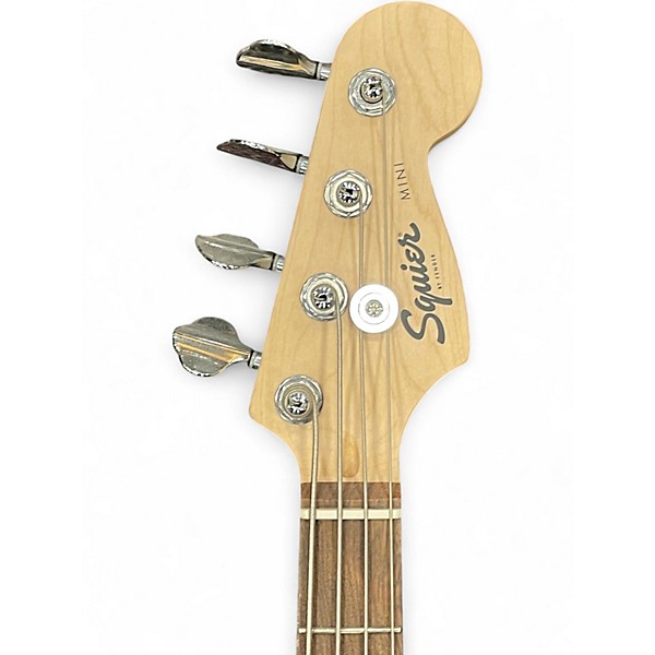 Used 2023 Squier Precision Bass Mini Black Electric Bass Guitar