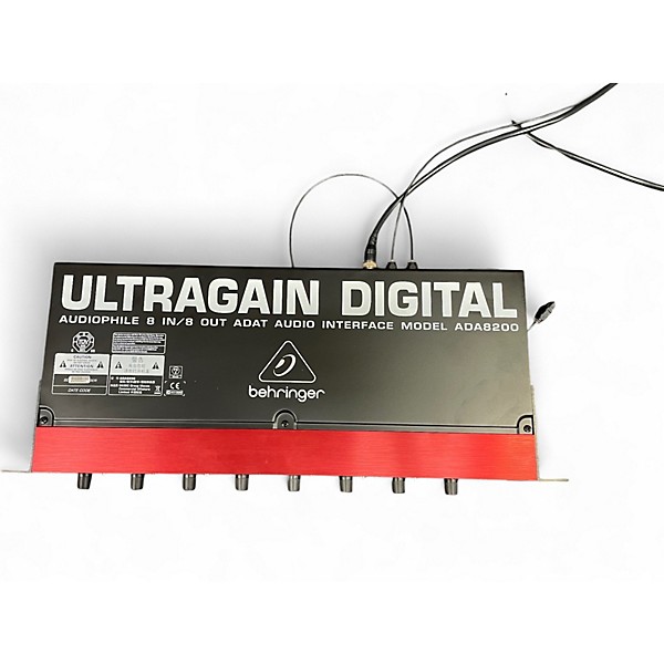 Used Behringer ultragain digital ada8200 Audio Interface