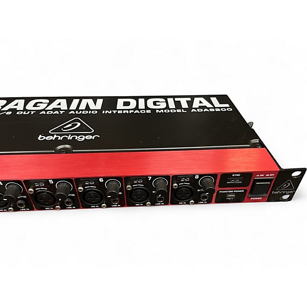 Used Behringer ultragain digital ada8200 Audio Interface