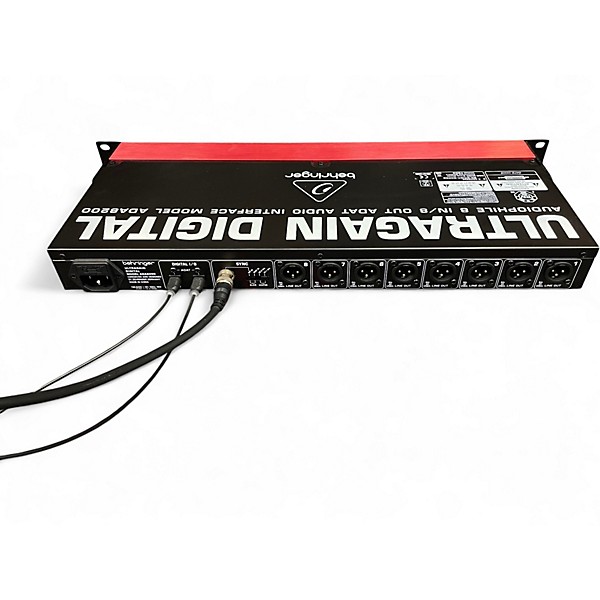 Used Behringer ultragain digital ada8200 Audio Interface