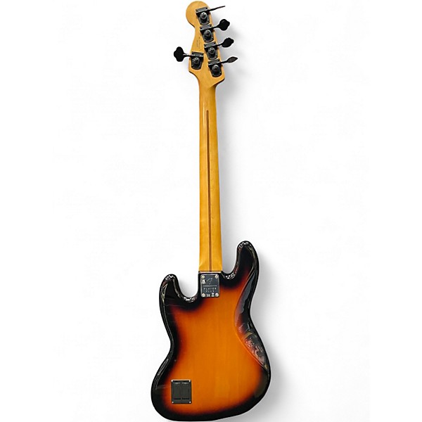 Used Fender Player Plus Jazz Bass V 3 Tone Sunburst Electric Bass Guitar