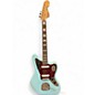 Used Squier Classic Vibe 70's Jaguar Daphne Blue Solid Body Electric Guitar thumbnail