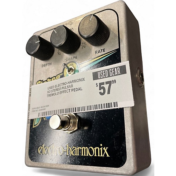 Used Electro-Harmonix XO Stereo Pulsar Tremolo Effect Pedal