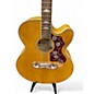 Used Epiphone EJ200SCE Natural Acoustic Electric Guitar