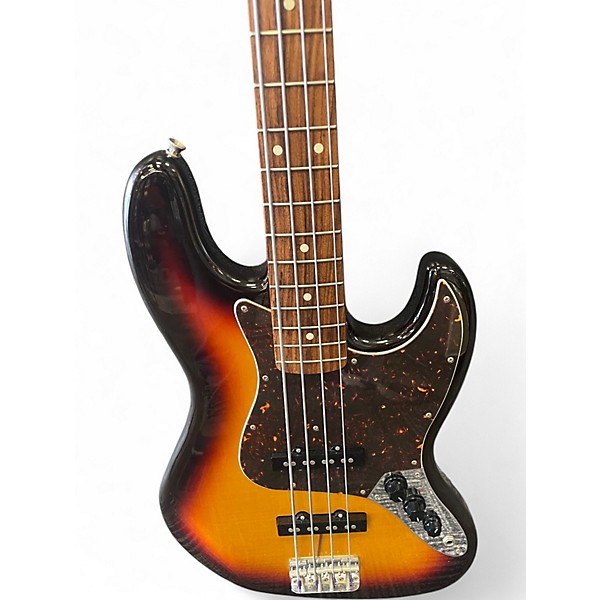 Used Fender Traditional 60s Jazz bass 3 Color Sunburst Electric Bass Guitar