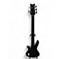 Used Schecter Guitar Research Stiletto Studio 5 String Trans Black Electric Bass Guitar