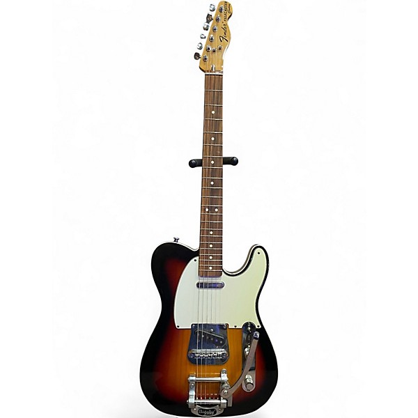 Used Fender TELECASTER CUSTOM 3 Color Sunburst Solid Body Electric Guitar