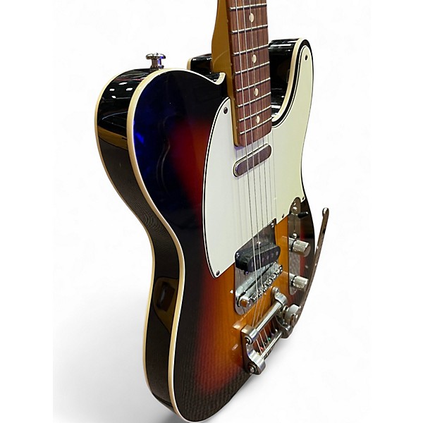 Used Fender TELECASTER CUSTOM 3 Color Sunburst Solid Body Electric Guitar