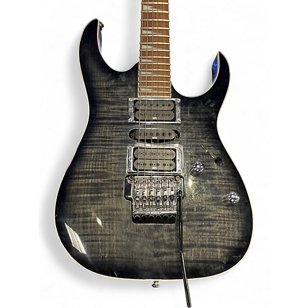 Used Ibanez RG4EXFM1 Trans Gray Solid Body Electric Guitar