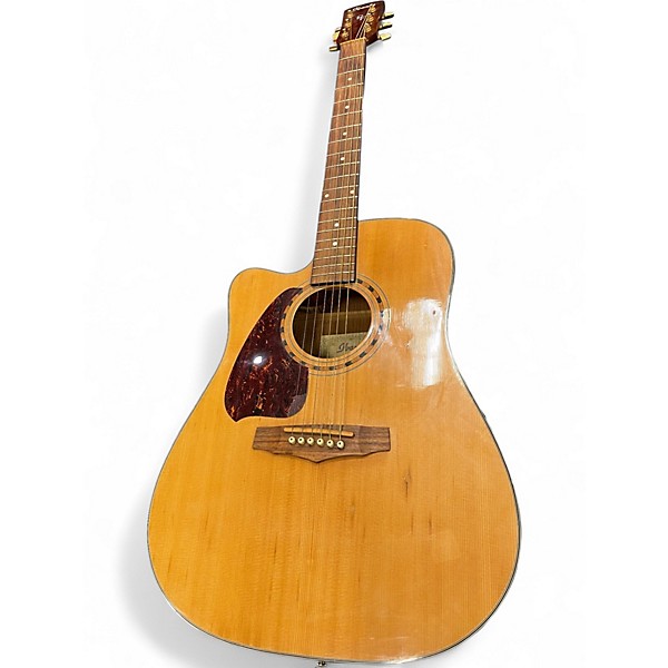 Used Ibanez PF5ECE Left Handed Natural Acoustic Electric Guitar