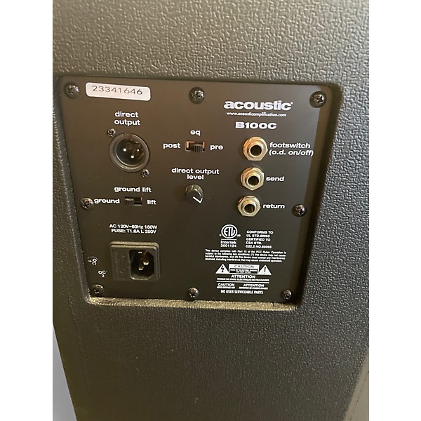 Used Acoustic B100C Bass Combo Amp