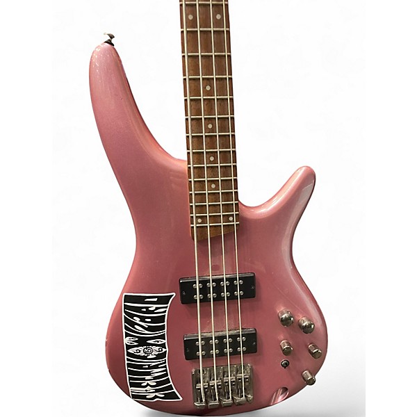 Used Ibanez sr300e metallic rose Electric Bass Guitar