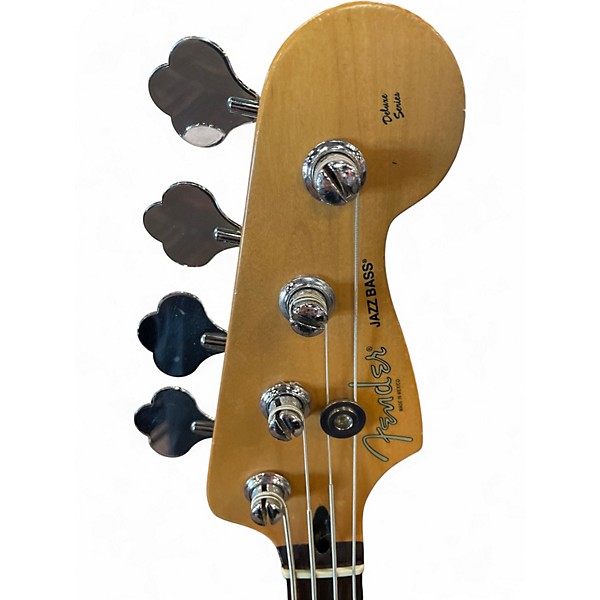 Used Fender Active Jazz Bass Black Electric Bass Guitar