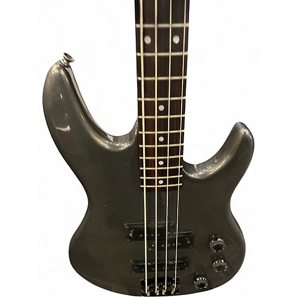 Vintage 1989 Peavey Foundation S pj Metallic Gray Electric Bass Guitar