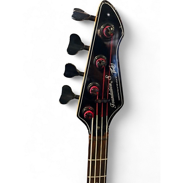 Vintage 1989 Peavey Foundation S pj Metallic Gray Electric Bass Guitar