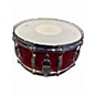 Used Gretsch Drums 14X6.5 USA CUSTOM RED SPARKLE Drum