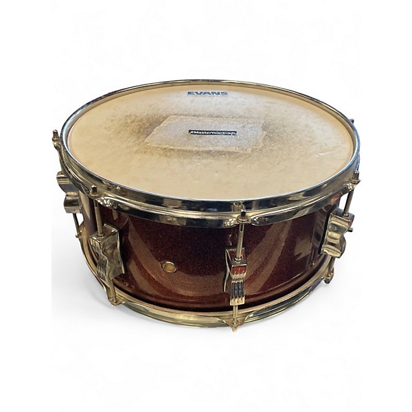 Used Ludwig 14in Backbeat Metallic Red Drum