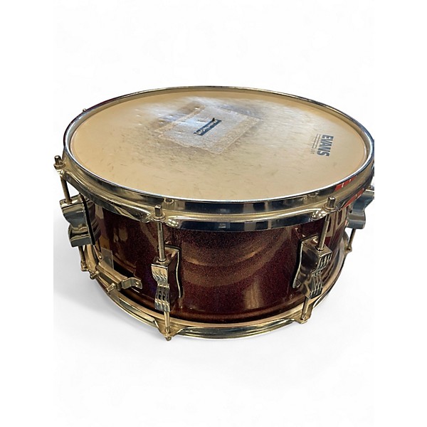 Used Ludwig 14in Backbeat Metallic Red Drum
