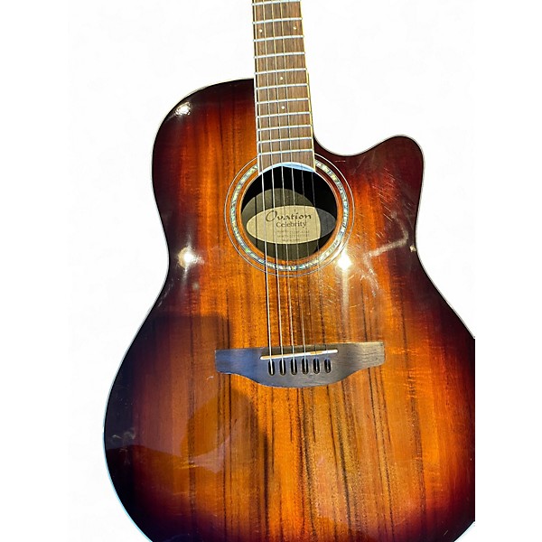 Used Ovation CS28P-KOAB Tobacco Burst Acoustic Electric Guitar