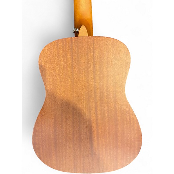 Used Luna Safari Tattoo 3/4 Size Mahogany Acoustic Guitar
