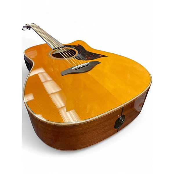 Used Yamaha A1M Natural Acoustic Electric Guitar