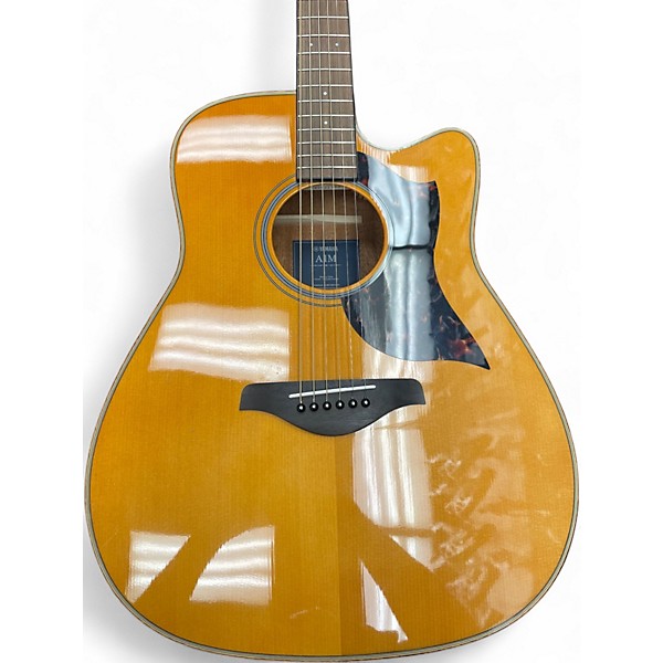 Used Yamaha A1M Natural Acoustic Electric Guitar
