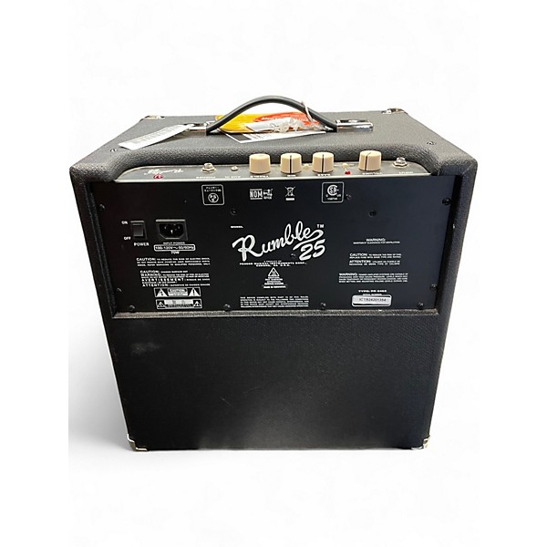 Used Fender Rumble 25 25W 1x8 Bass Combo Amp