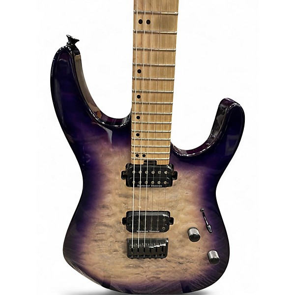 Used Charvel DK24 HH Trans Purple Burst Solid Body Electric Guitar