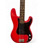Used 2000s Fender AMERICAN PRECISION BASS Hot Rod Red Electric Bass Guitar