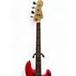 Used 2000s Fender AMERICAN PRECISION BASS Hot Rod Red Electric Bass Guitar
