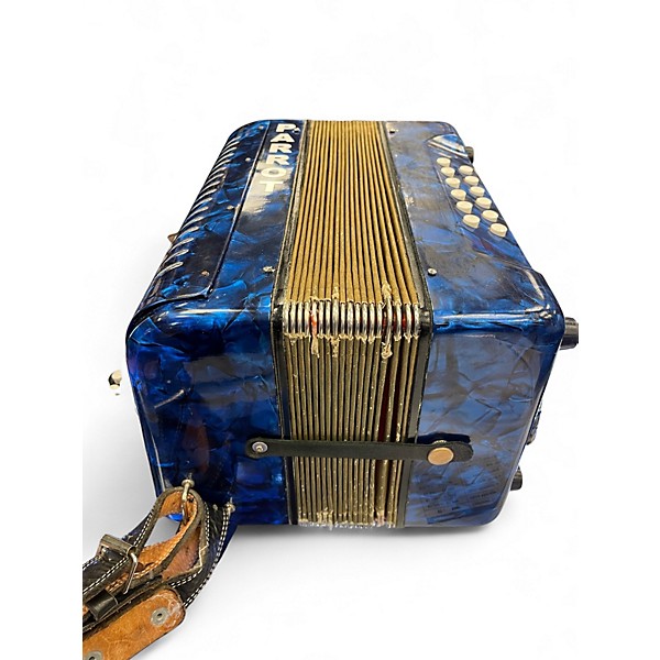 Used Parrot Blue Pearloid Accordion