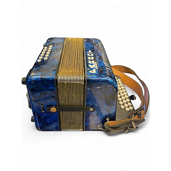 Used Parrot Blue Pearloid Accordion