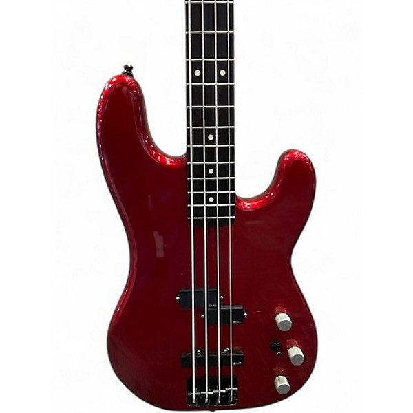 Used Fender MIJ Jazz Bass Special Candy Apple Red Metallic Electric Bass Guitar