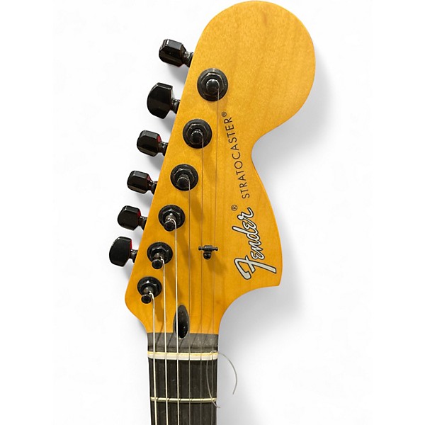 Used Squier Bullet Stratocaster Black Solid Body Electric Guitar