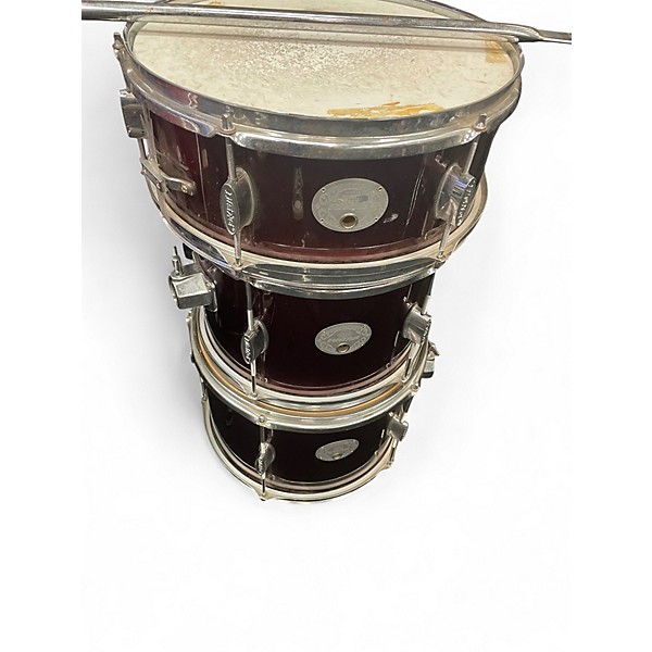 Used First Act 4 Piece Beginner black Drum Kit
