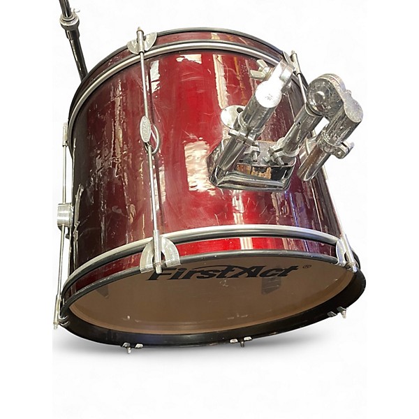 Used First Act 4 Piece Beginner black Drum Kit