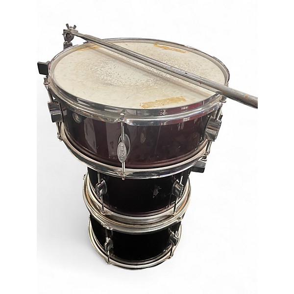 Used First Act 4 Piece Beginner black Drum Kit