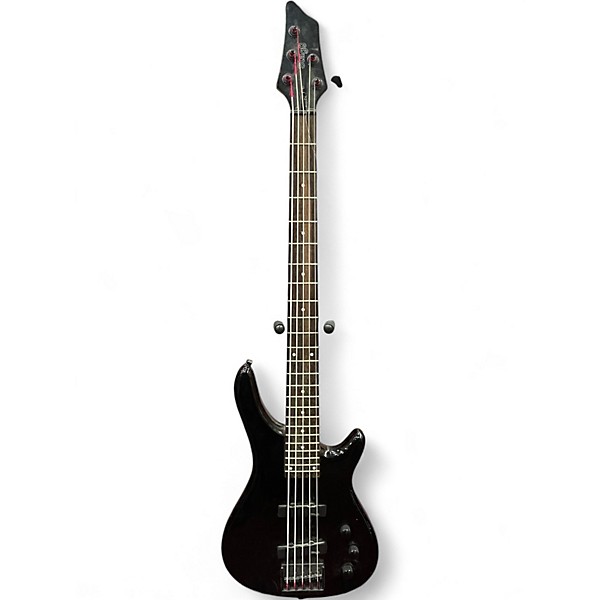 Used Stagg 5 String Bass Black Electric Bass Guitar