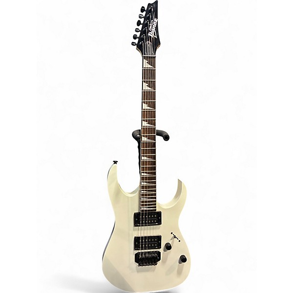 Used Ibanez Gio Ax Antique White Solid Body Electric Guitar