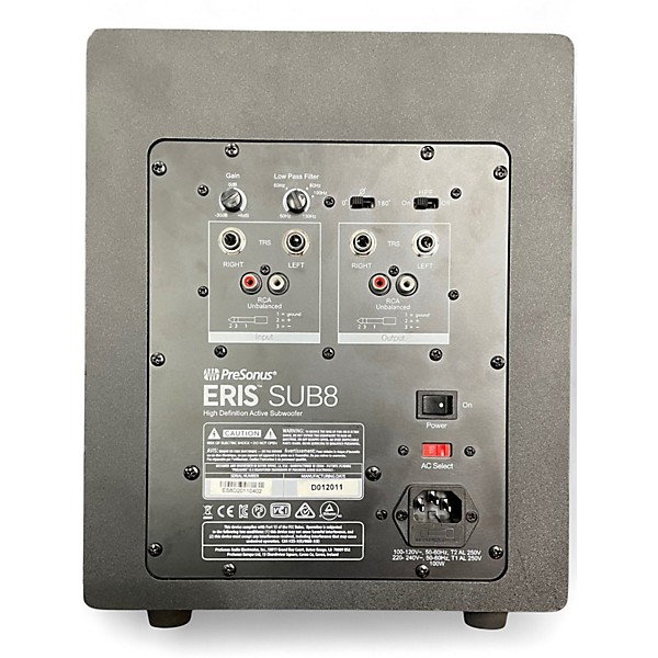 Used PreSonus eris sub8 Subwoofer