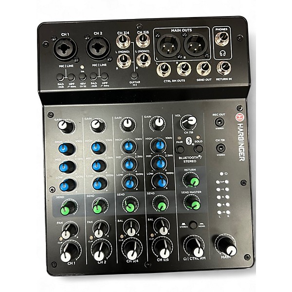 Used Harbinger LV8 Unpowered Mixer